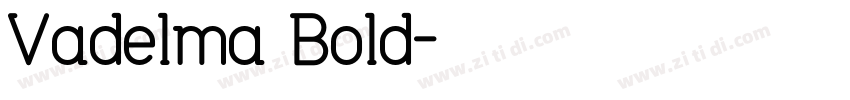 Vadelma Bold字体转换